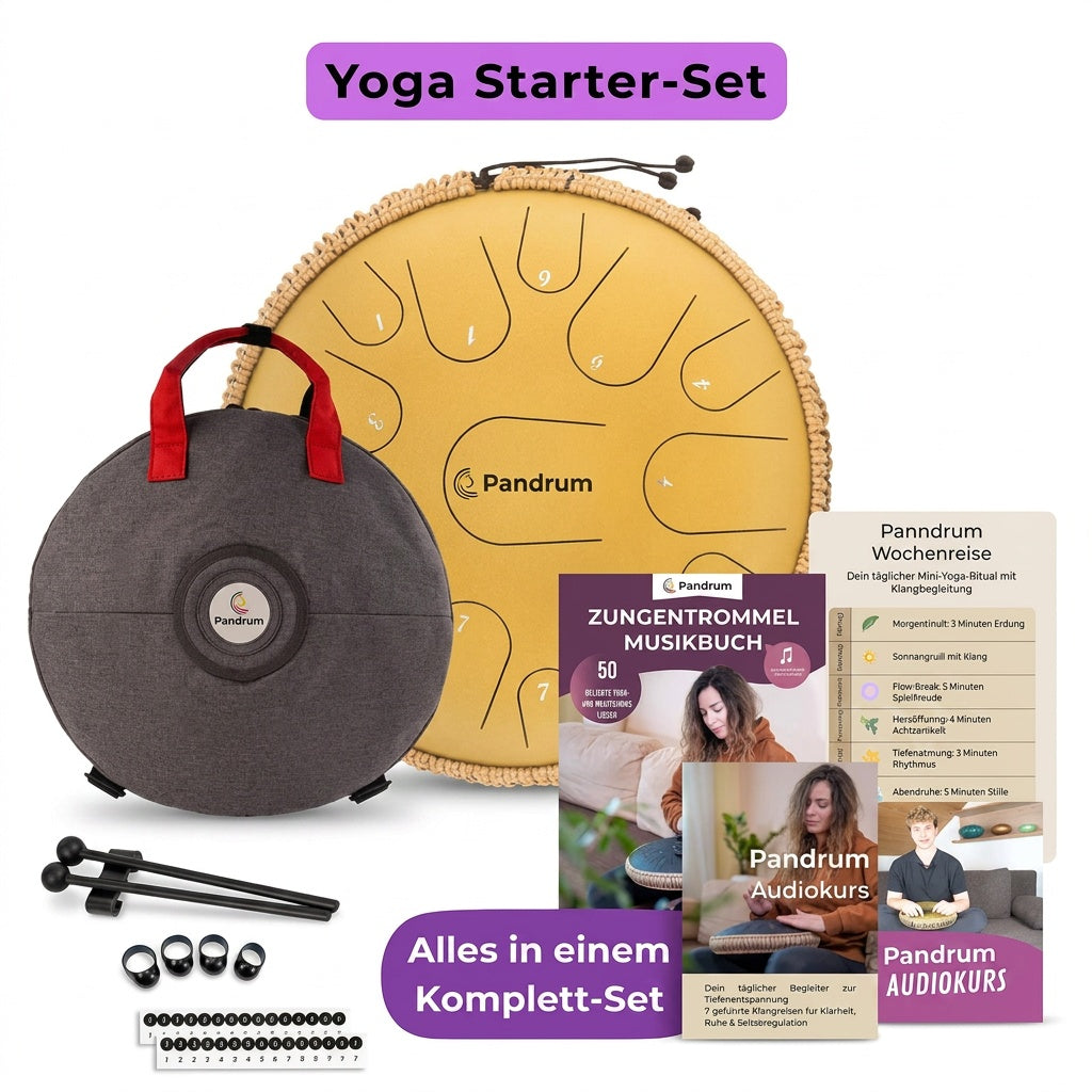Pandrum Zungentrommel – Yoga Starter Set