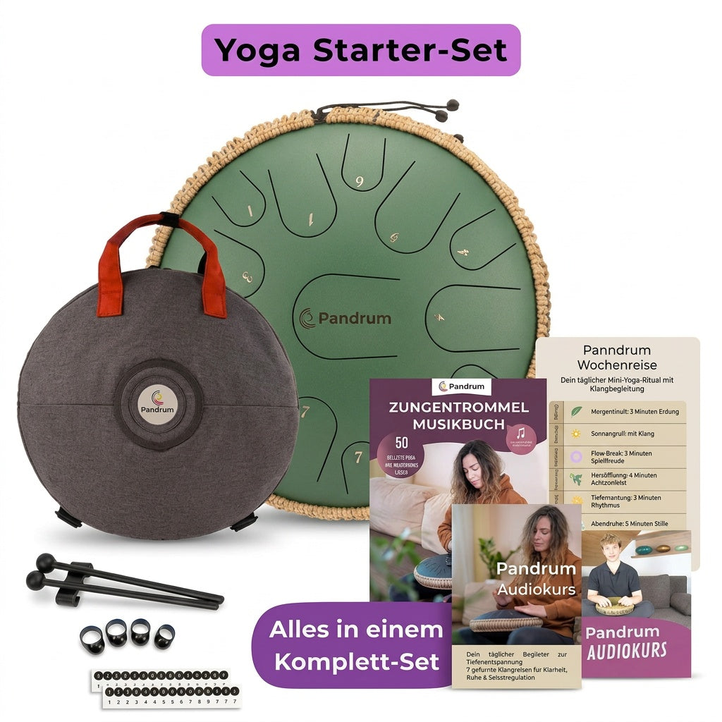 Pandrum Zungentrommel – Kinder Starter Set 14/20 cm
