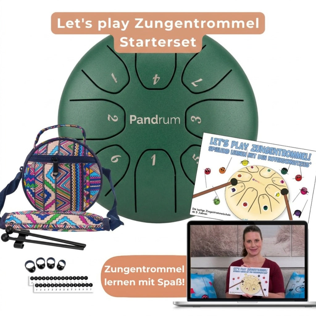 Pandrum Zungentrommel – Kinder Starter Set Standard 30 cm C-Dur