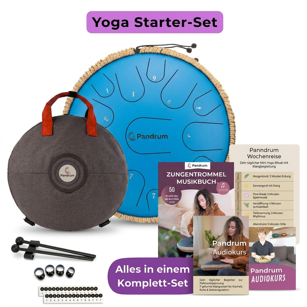 Pandrum Zungentrommel – Yoga Starter Set